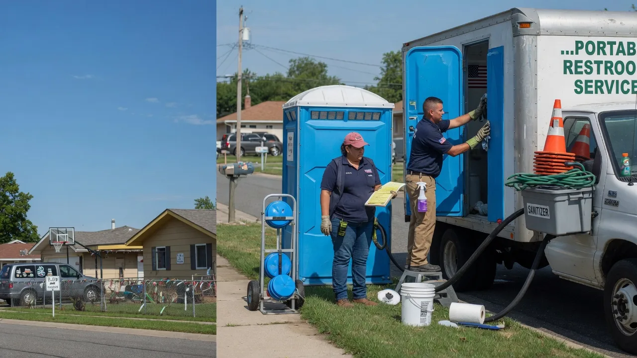 Portable Toilet Rental in Dennison, IL near me